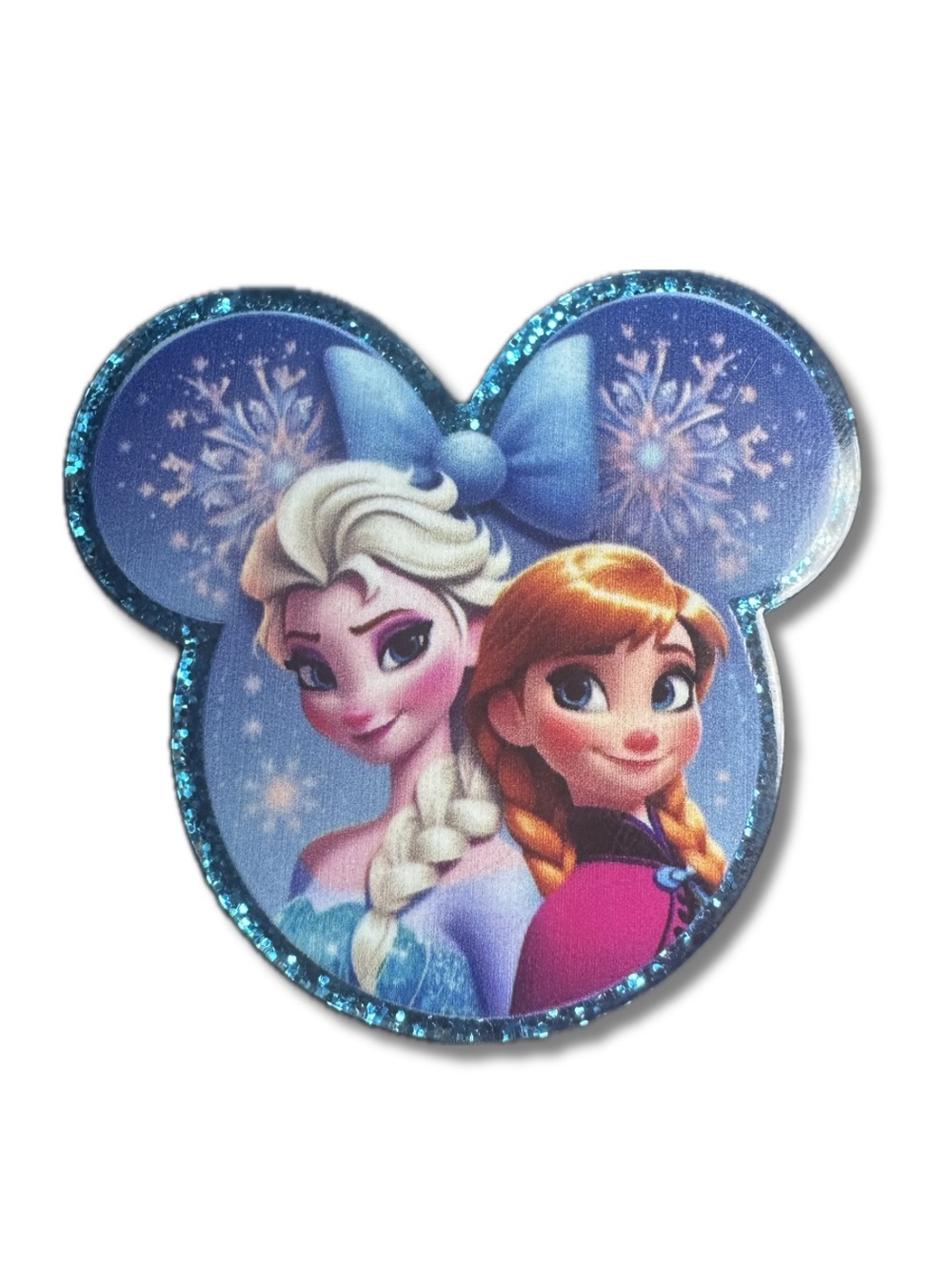 Disney Frozen Sisters Glitter Magnet